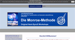 Desktop Screenshot of monroeinstitute.de